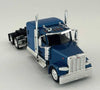 HO Logistics Replicas HO 589064 Peterbilt 589 72" Sleeper-Cab Semi Tractor - Assembled - Metallic Blue