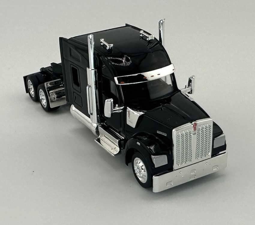 HO Logistics Replicas HO 990095 Kenworth 990 Stand-Up Sleeper-Cab Semi Tractor - Assembled - Black
