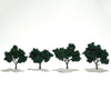 Woodland Scenics 1505 Ready-Drk Grn (2"-3") (4/Pk)