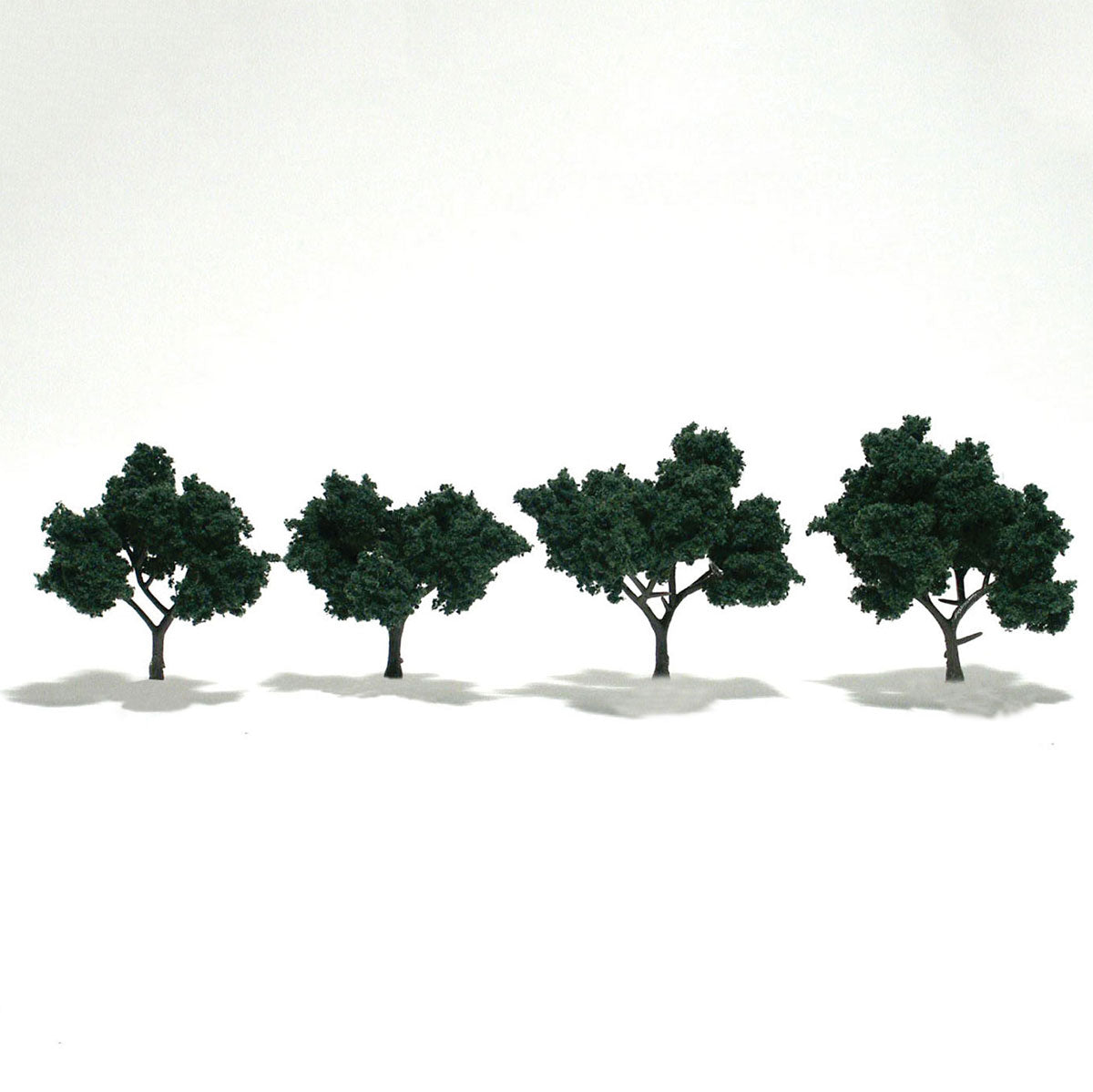 Woodland Scenics 1505 Ready-Drk Grn (2"-3") (4/Pk)