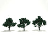 Woodland Scenics 1508 Ready-Drk Grn (3"-4") (3/Pk)