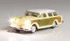 Woodland Scenics 5619 Station Wagon - Just Plug(R) Lighted Vehicle -- Yellow with Wood Sides