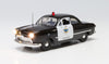 Woodland Scenics 5973 Police Car - Just Plug(R) Lighted Vehicle -- Black, White