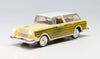 Woodland Scenics 5979 Station Wagon - Just Plug(R) Lighted Vehicle -- Yellow with Wood Sides