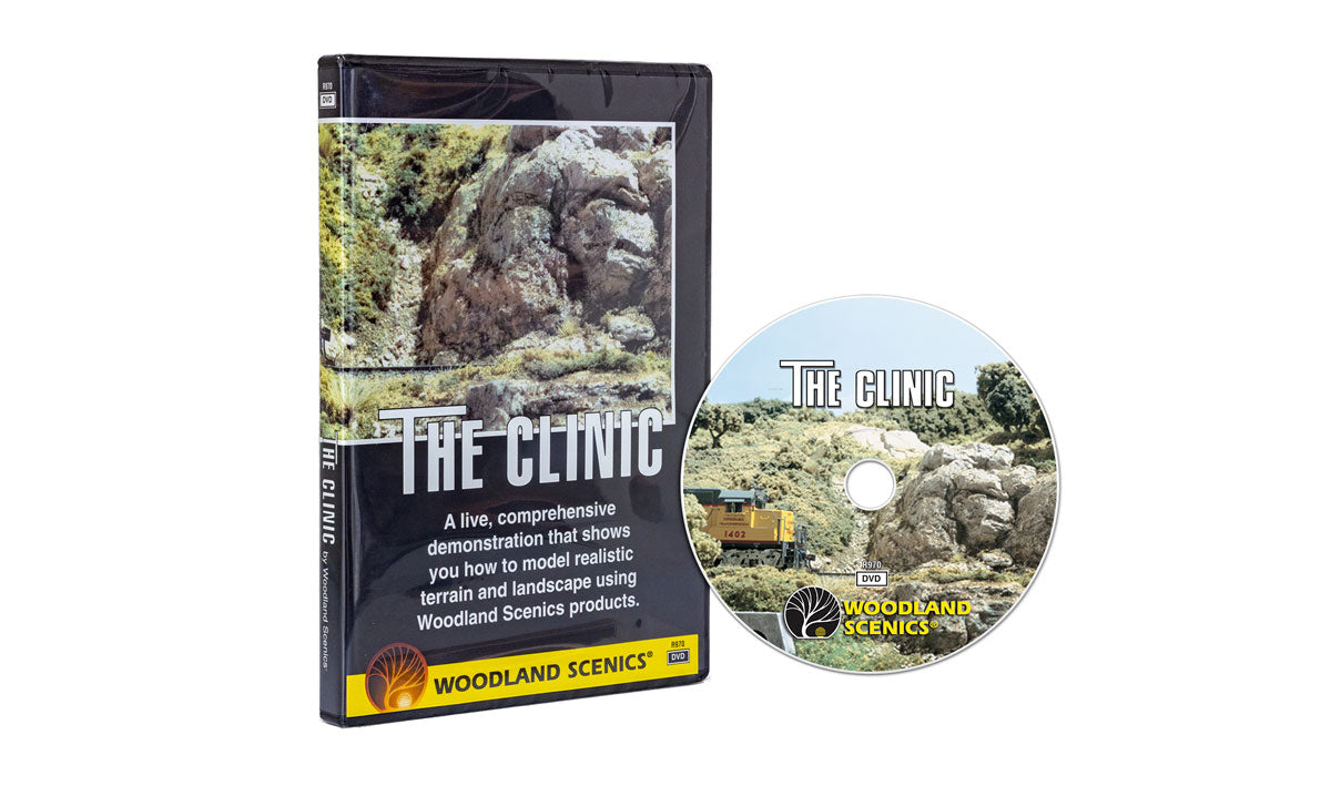 Woodland Scenics 970 DVD -- The Clinic (Landscaping How-To)