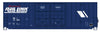 Intermountain HO 4131001 Gunderson 50' Hi-Cube Double-Plug-Door Boxcar Modern Ends - Val - Montana Rail Link (blue, white, red)
