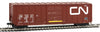 Intermountain HO 47503 Pullman-Standard 5277 Cu.Ft. Exterior-Post Boxcar - Pinnacle - Canadian National (Boxcar Red, white, yellow, Large Noodle Logo)