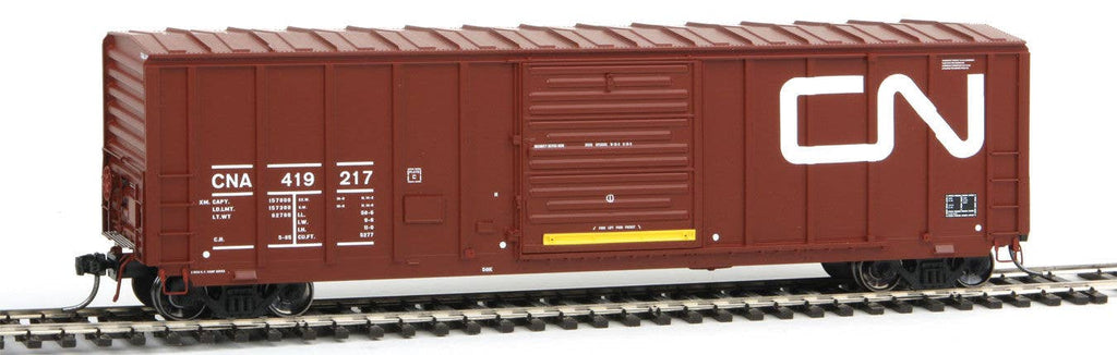 Intermountain HO 47503 Pullman-Standard 5277 Cu.Ft. Exterior-Post Boxcar - Pinnacle - Canadian National (Boxcar Red, white, yellow, Large Noodle Logo)