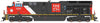 Intermountain HO 497108 GE ET44C4 Tier 4 - DCC (ESU Lokpilot) - Canadian National (black, red, white, 100th Anniversary Logo)