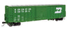Walthers HO 46027 50' ACF Exterior Post Dreadnaught End Plate B Boxcar - Burlington Northern #214266