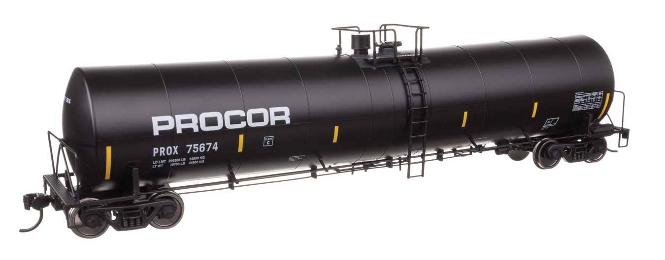 Walthers HO 48231 Trinity 25,000-Gallon Tank Car - Procor #75674