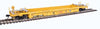 Walthers HO 5644 Thrall Rebuilt 40' Well Car - TTX DTTX #53328 (yellow, black, small red TTX and Next Road logo, yellow con