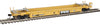 Walthers HO 5646 Thrall Rebuilt 40' Well Car - TTX DTTX #747374 (yellow, black, black & white logo, yellow conspicuity stri