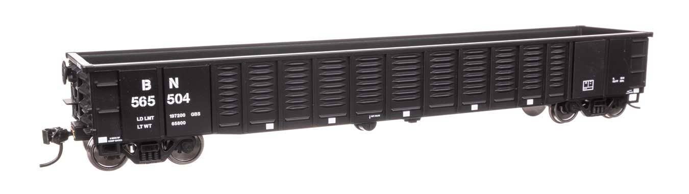 Walthers HO 6076 53' Corrugated-Side Gondola - Ready To Run - Burlington Northern #565504