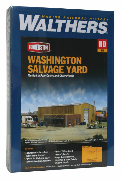 Walthers Cornerstone 2928 Washington Salvage Yard -- Kit