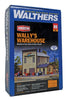 Walthers HO 3654 Wally's Warehouse - Main Building - Kit - 5-3/4 x 5 x 5-1/2" 14.3 x 12.5 x 13.7cm