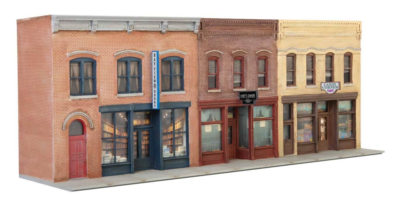 Walthers HO 4072 Merchant Row Background Building - Kit