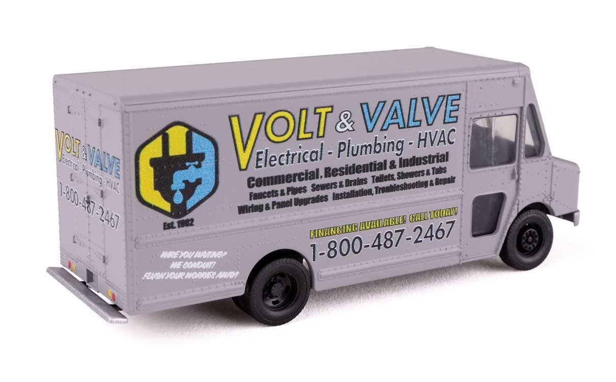 Walthers HO 12118 Morgan Olson(R) Route Star Van - Volt & Valve