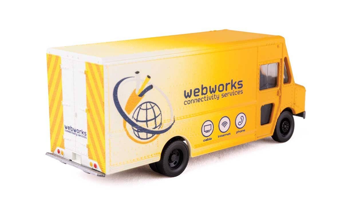 Walthers HO 12119 Morgan Olson(R) Route Star Van - Cable Internet Service