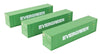 Walthers HO 18200 40' Flat Panel Container - 3-Pack - Evergreen