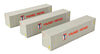 Walthers HO 18205 40' Flat Panel Container - 3-Pack - Yang Ming