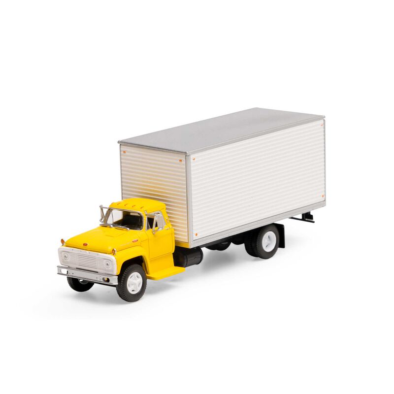 Athearn ATH10059 HO Ford F850 Box Van, Yellow