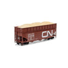Athearn ATH-1283 HO 40' Wood Chip Hopper with Load, CN #861008