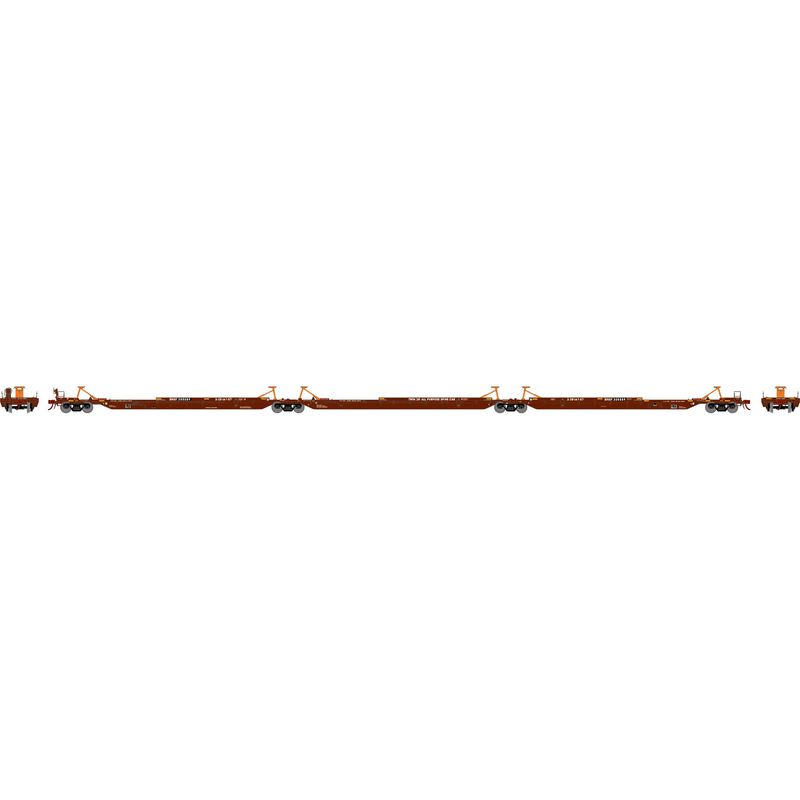 Athearn ATH15677 HO RTR 57' Trinity Spine Car, BNSF #300589 (3)
