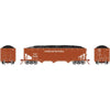 Athearn ATH33083 HO 40' Offset Coal Hopper with Load, CN #324480