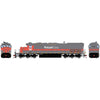 Athearn ATH73155 HO SD40T-2 Locomotive with DCC & Sound, Potash/WRIX #35021