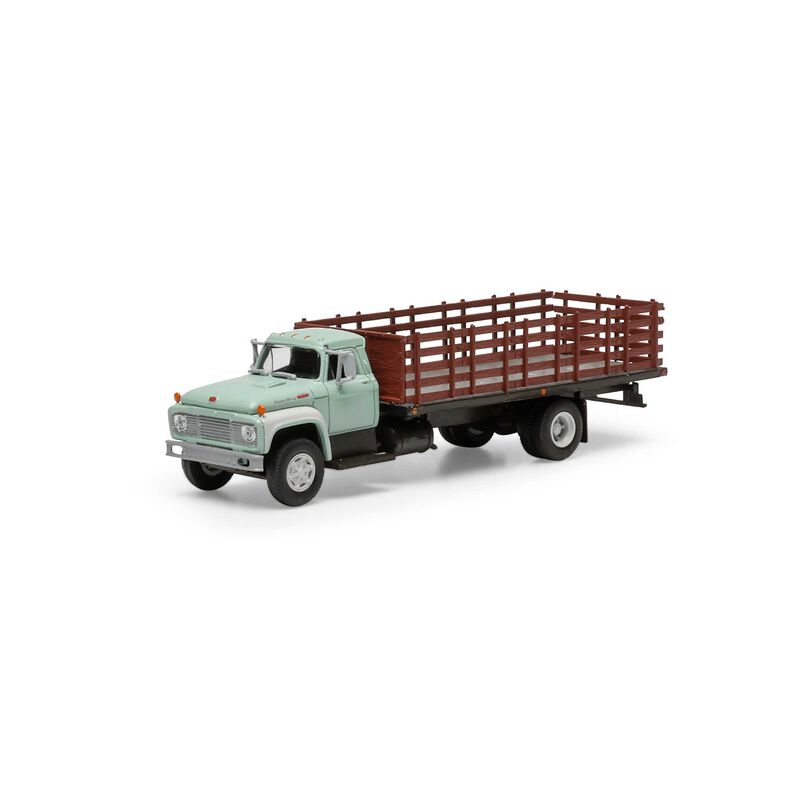 Athearn ATH84722 HO ATH Ford F-850 Stakebed, Primer Green