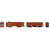 Athearn ATH93829 HO Rotary Snowplow & F7B Locomotive, BNSF #972561/#972577
