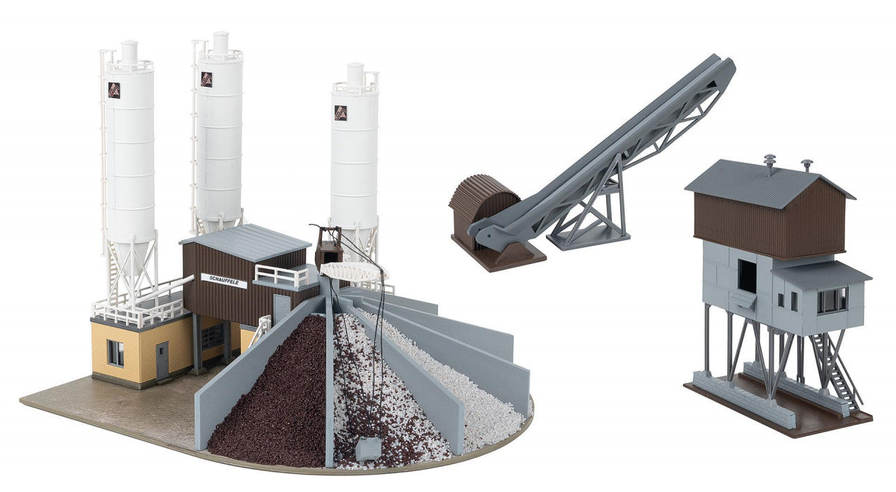 Faller 222228 N Concrete mixing plant with gravel loading silo