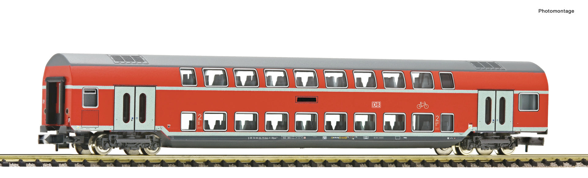 Fleischmann 6260080 N 2nd class double-deck coach, DB AG