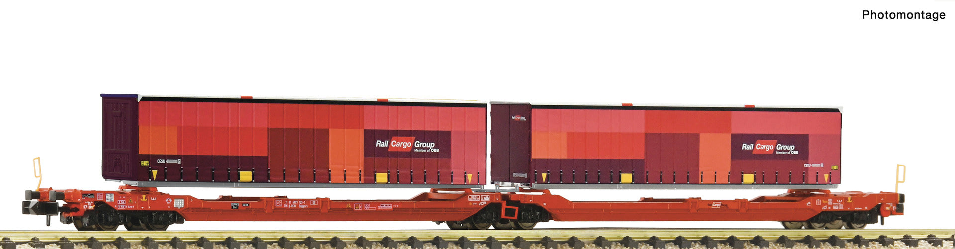 Fleischmann 6660133 N Articulated double-pocket T3000e, ÖBB/RCW