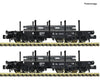 Fleischmann 6660134 N 2 piece set: Heavy-duty flat wagons, ÖBB