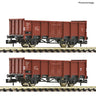 Fleischmann 6660138 N 2 piece set: Open goods wagons, DR