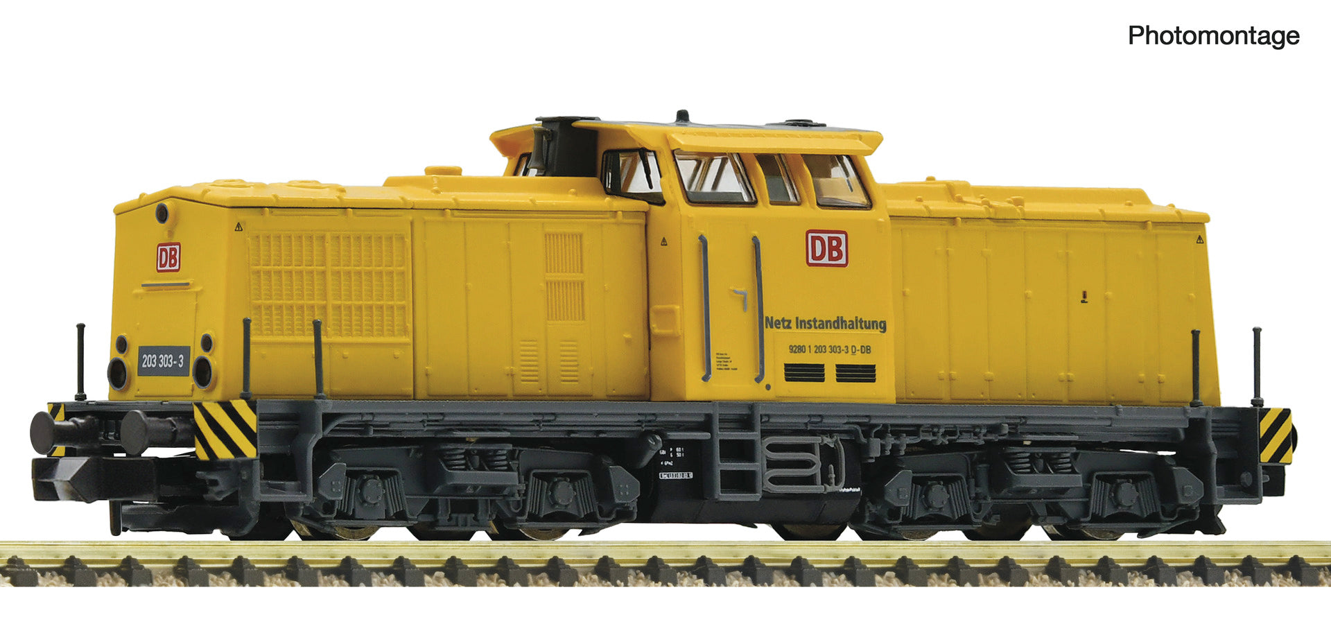 Fleischmann 7370032 N Diesel locomotive 203 303-3, DB Netz, DCC Digital Sound