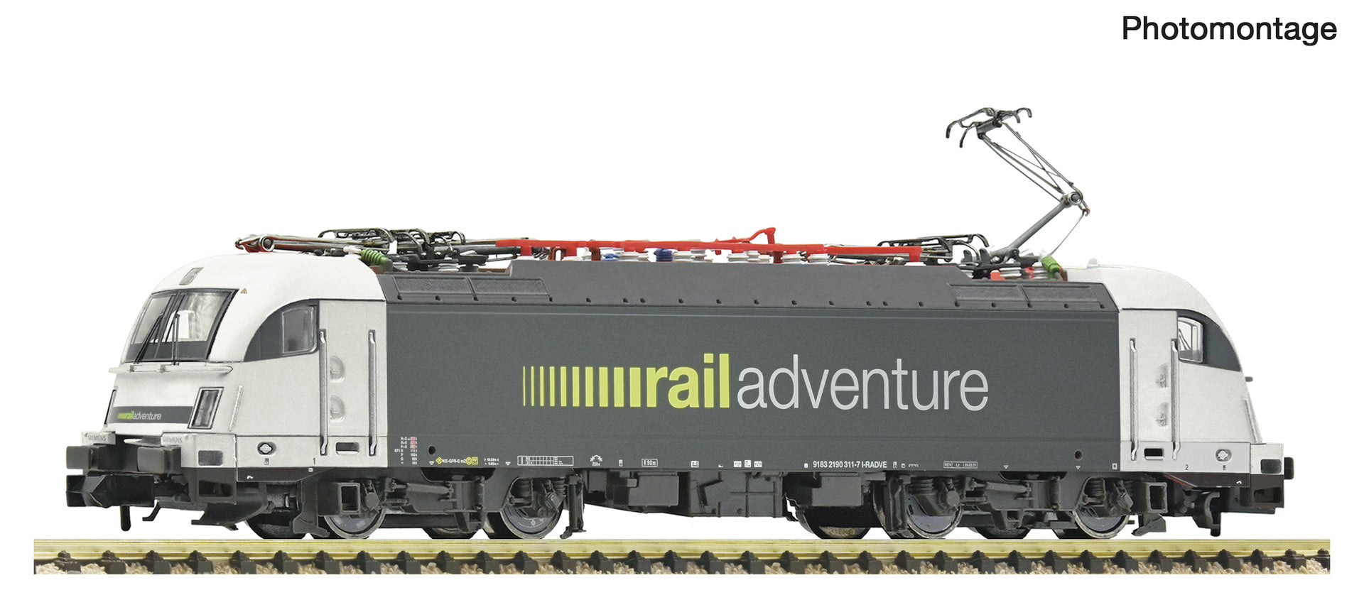 Fleischmann 7570041 N Electric locomotive 190 311-7, RailAdventure, DCC Digital Sound