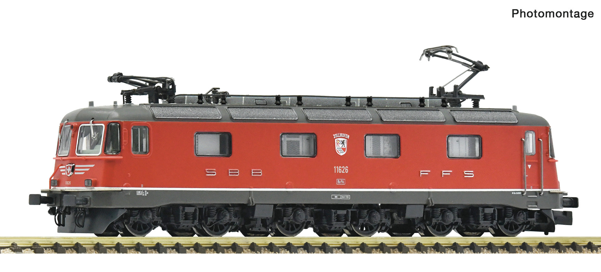 Fleischmann 7570047 N Electric locomotive Re 6/6 11626, SBB, DCC Digital Sound