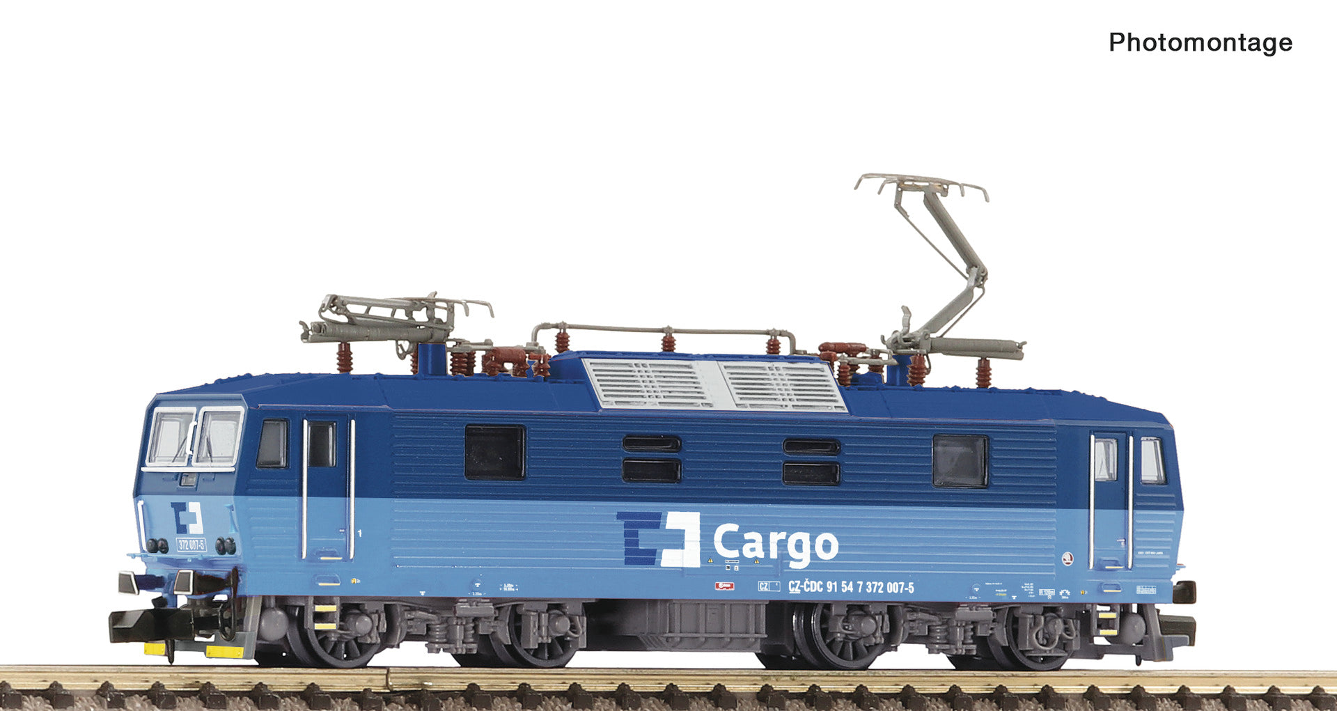 Fleischmann 7570068 N Electric locomotive 372 007-5, CD Cargo, DCC Digital Sound