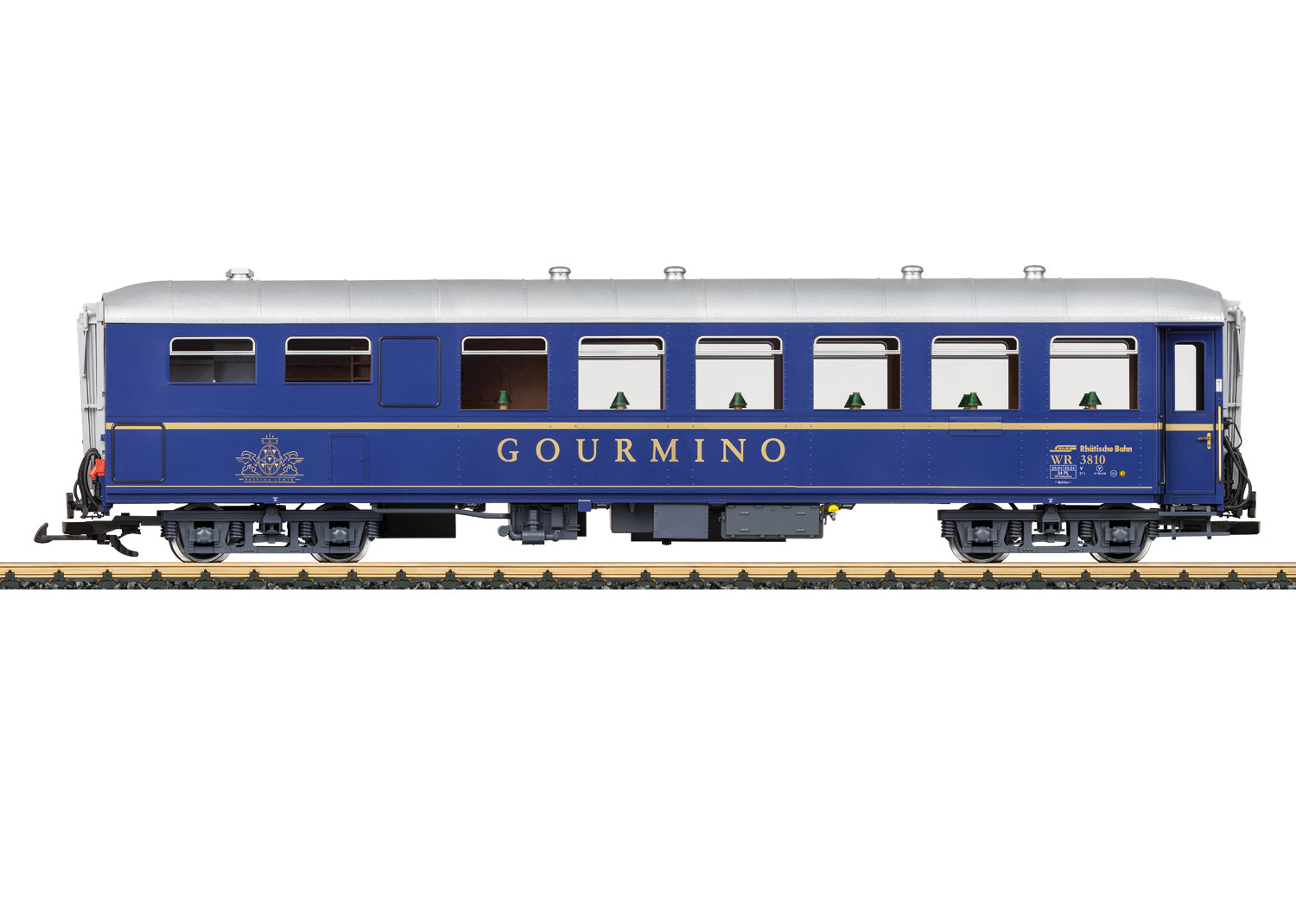 LGB 30522 G RhB Dining Car WR 3810