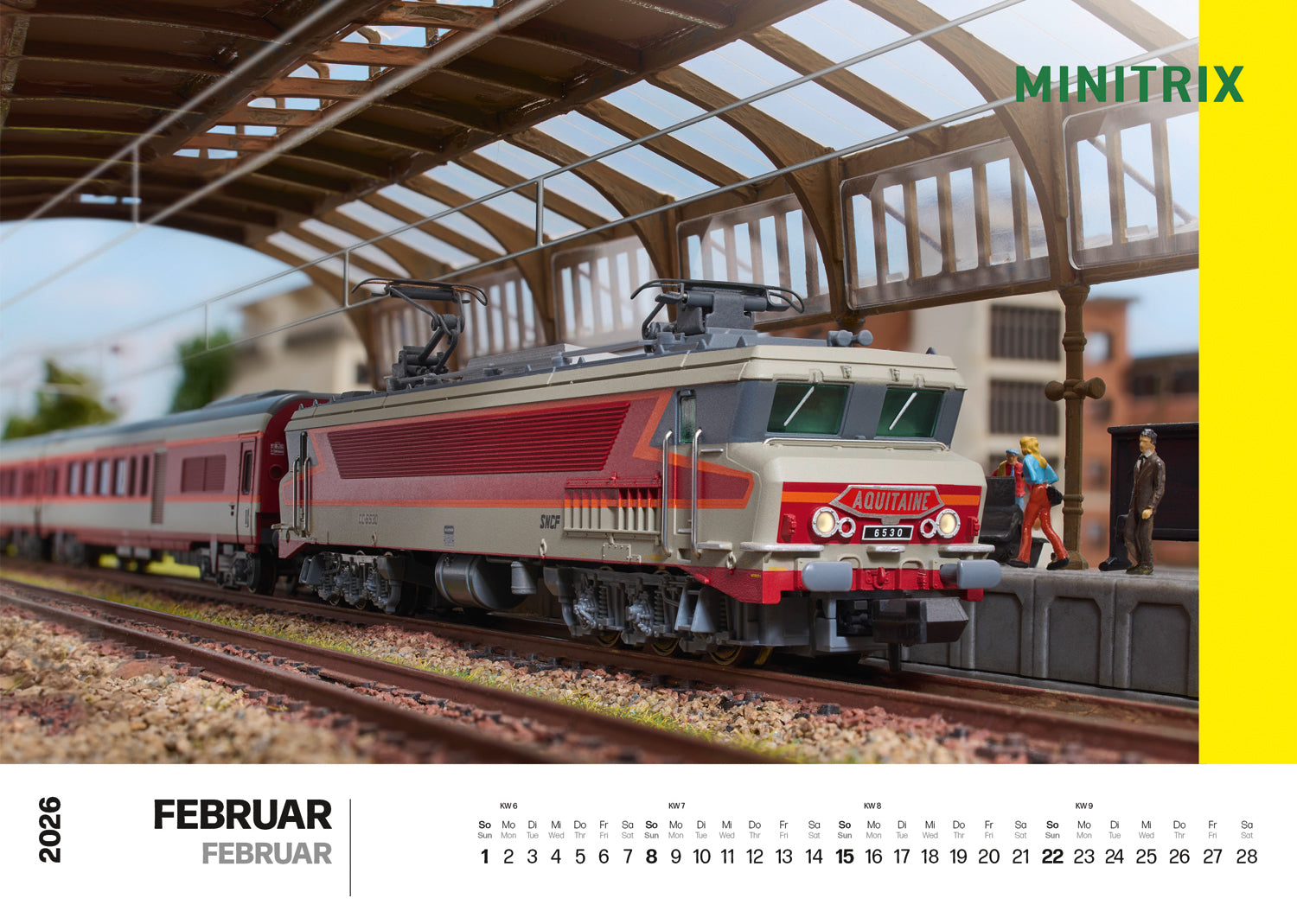 Marklin 19726 Märklin/Trix Wall Calendar for 2026