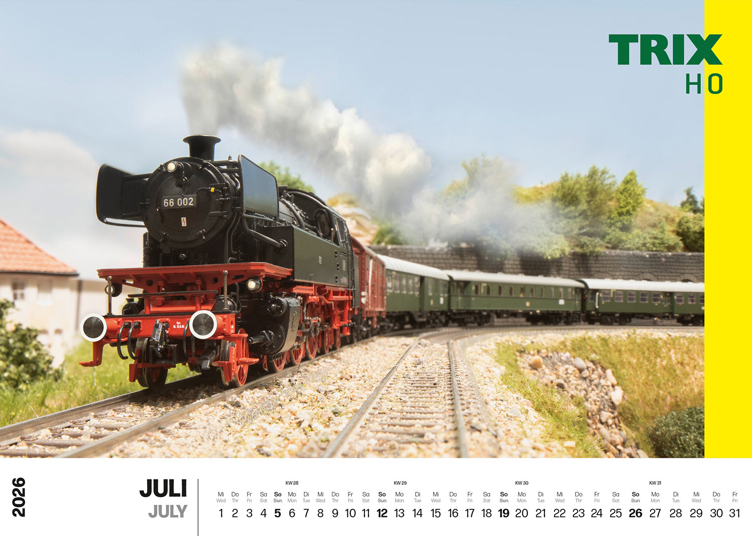 Marklin 19726 Märklin/Trix Wall Calendar for 2026