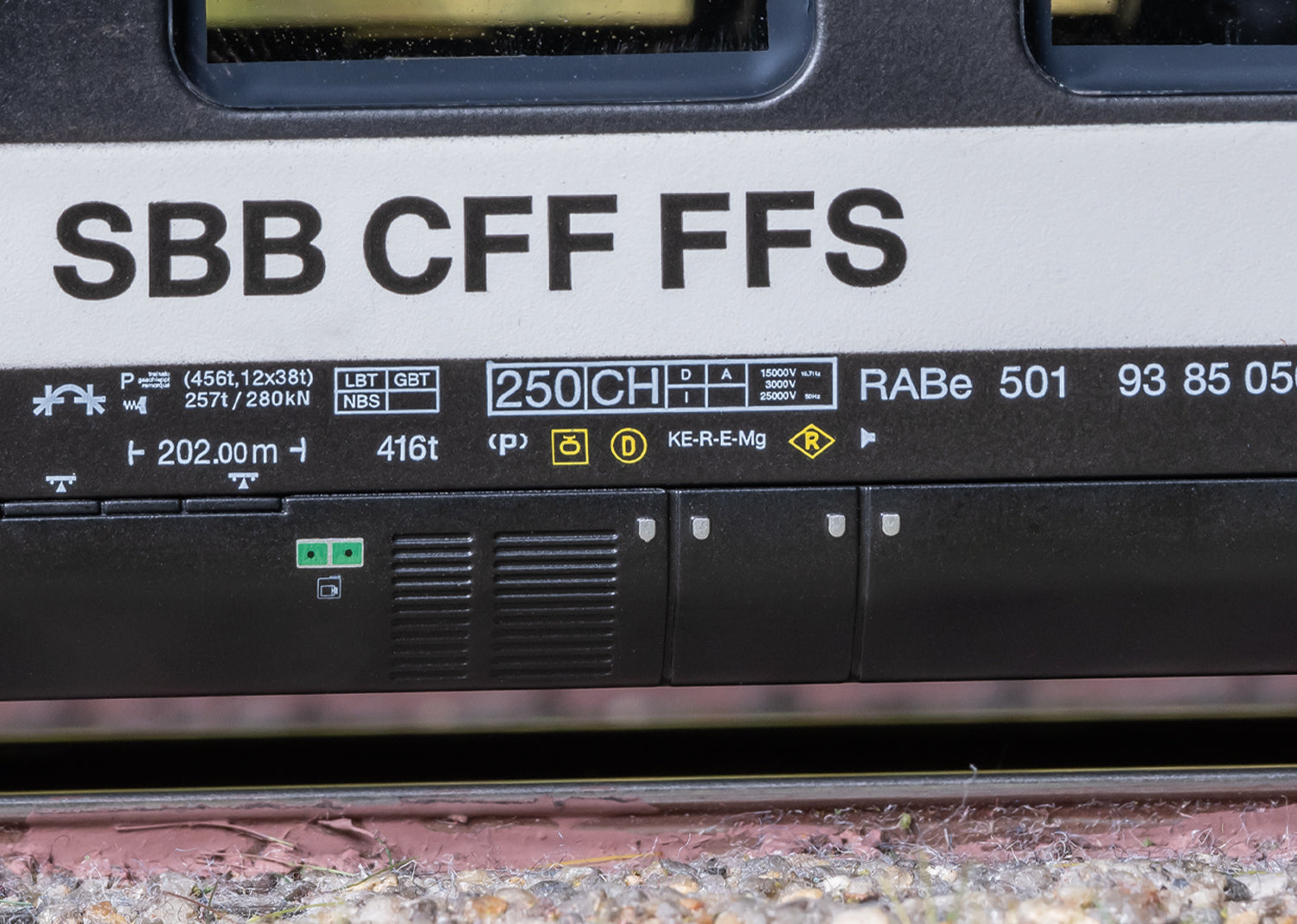 Marklin 39812 HO SBB-CFF-FFS Class RABe 501 Giruno High-Speed Rail Car Train MFX+ Digital Sound