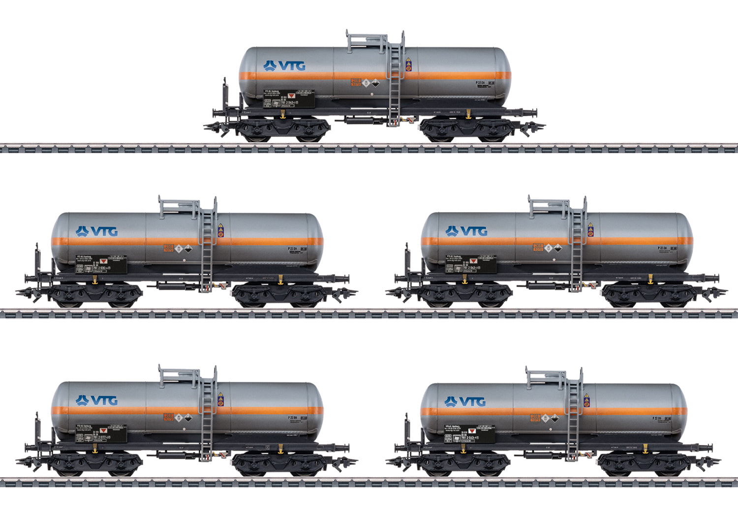Marklin 46465 HO VTG Chlorine Gas Tank Car Set (MHI Exclusive Item)