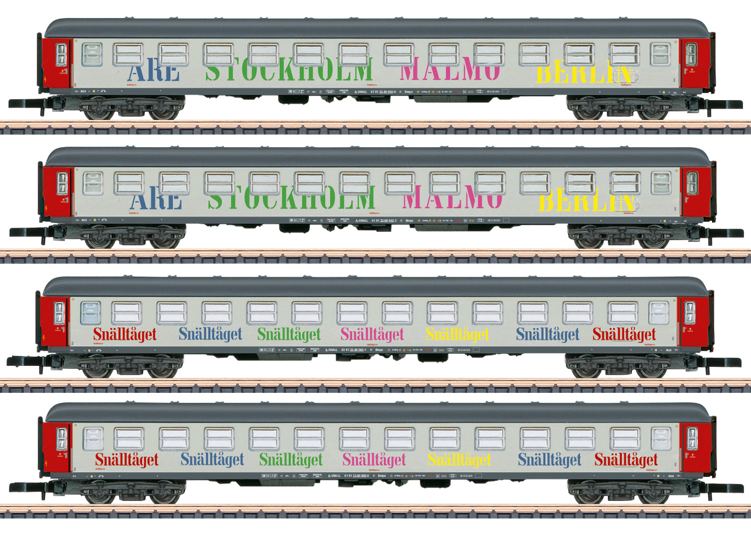Marklin 87283 Z "Snälltåget" Car Set