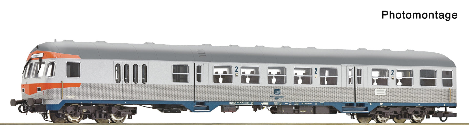 Roco 6200163 HO 2nd class commuter control cab coach, DB