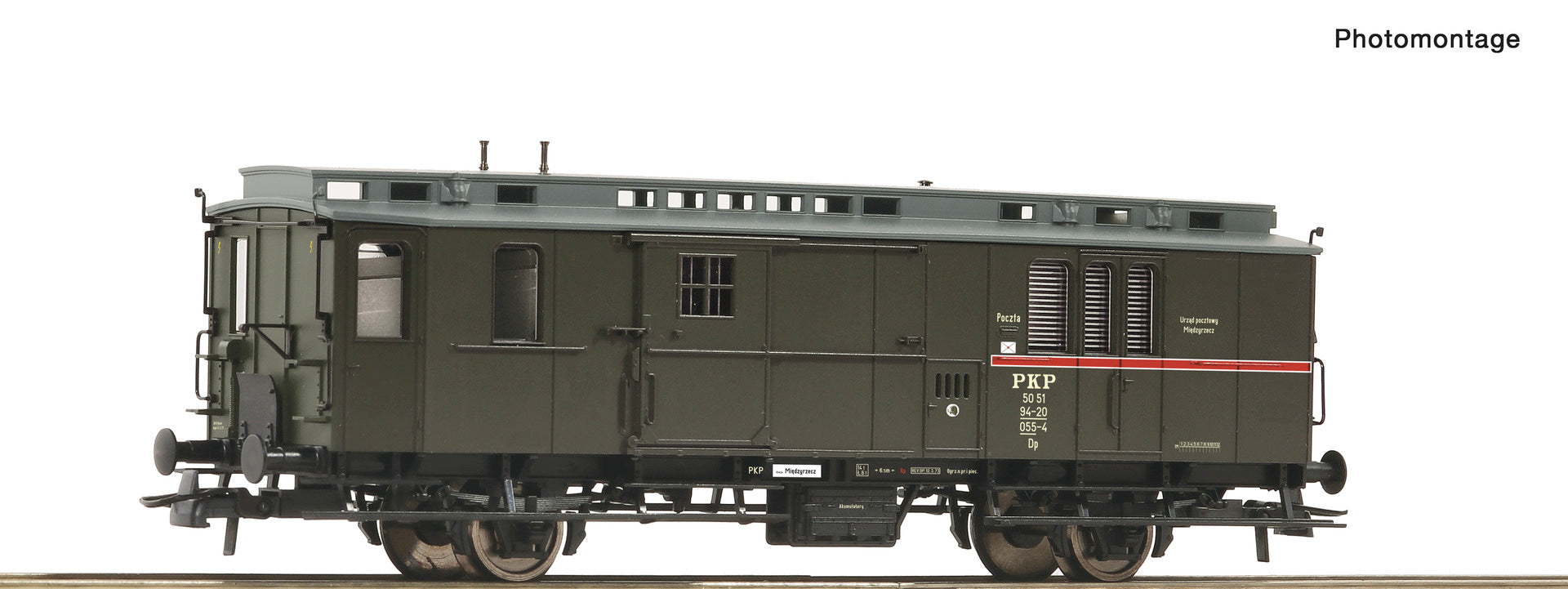 Roco 6200196 HO Mail/luggage wagon, PKP