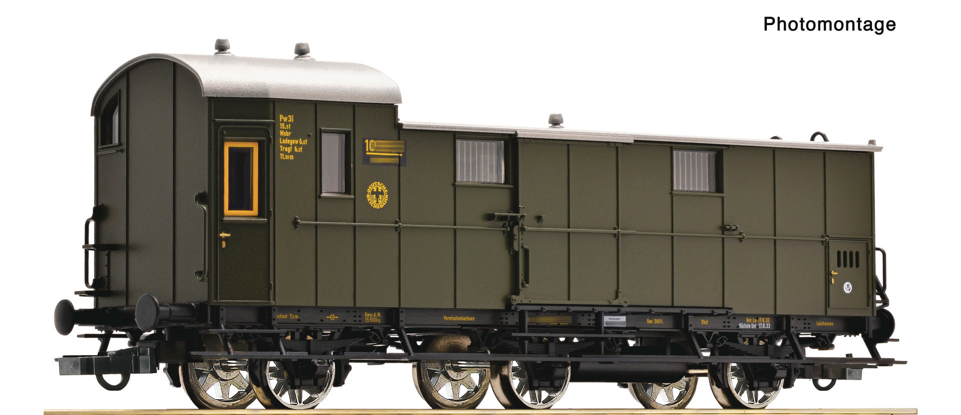 Roco 6200256 HO Luggage coach, DRG